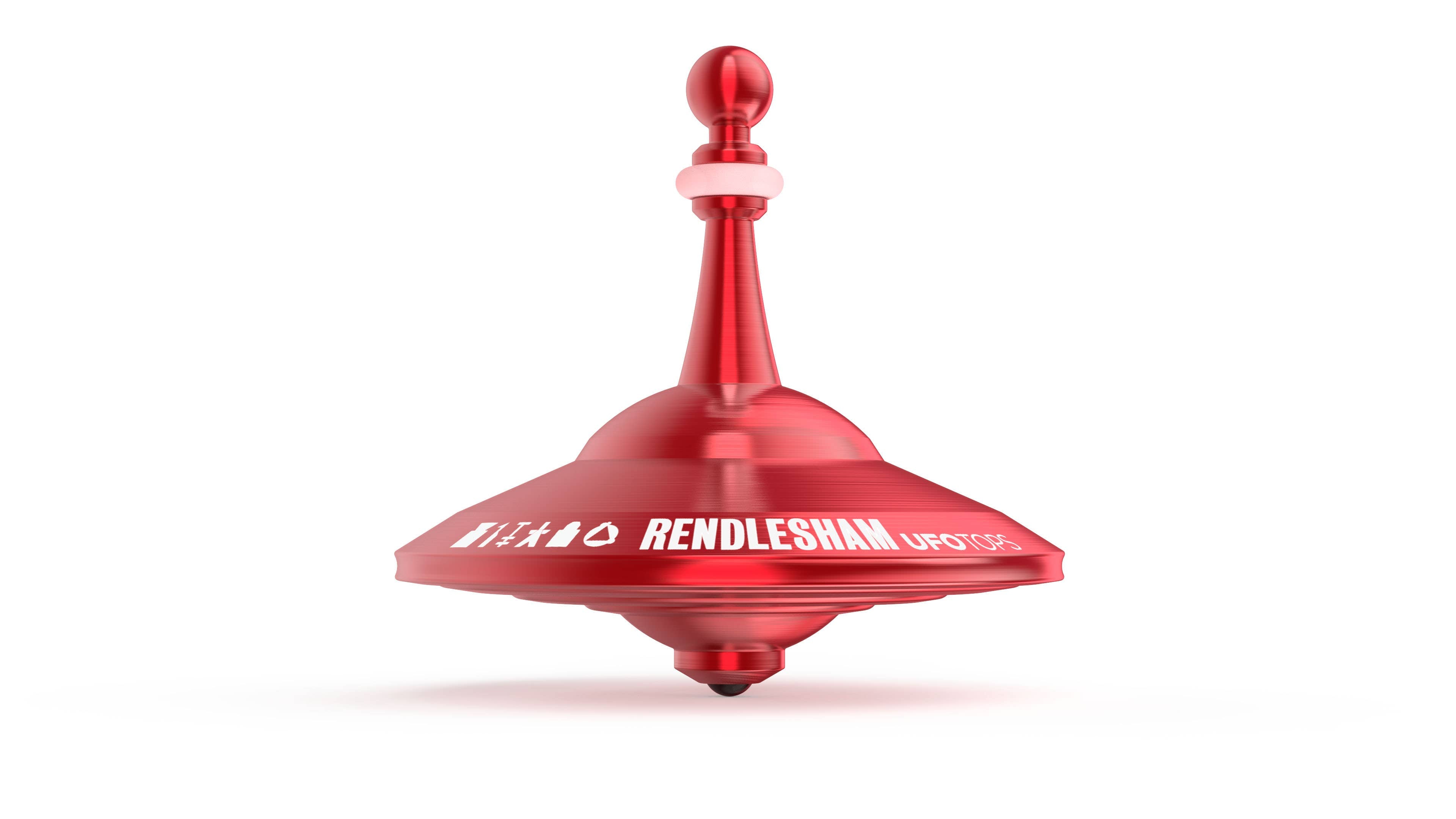 UFO Tops | Kreisel Rendlesham | Rot - Sirene Red