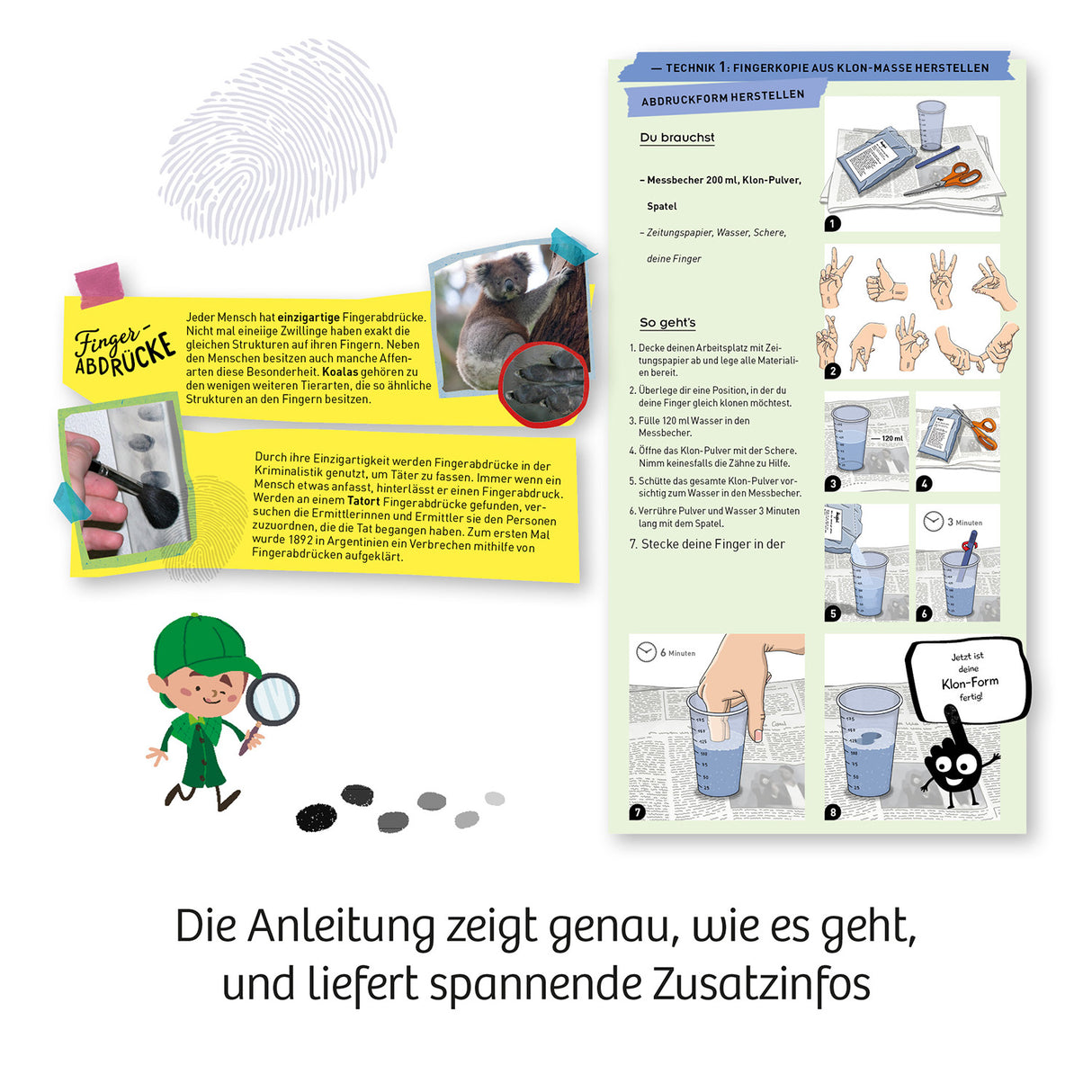 KOSMOS | Fun Science 3D-Fingerabdrücke