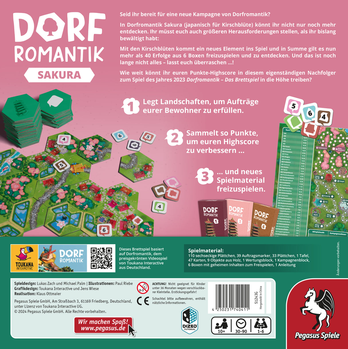 Pegasus Spiele | Dorfromantik – Sakura
