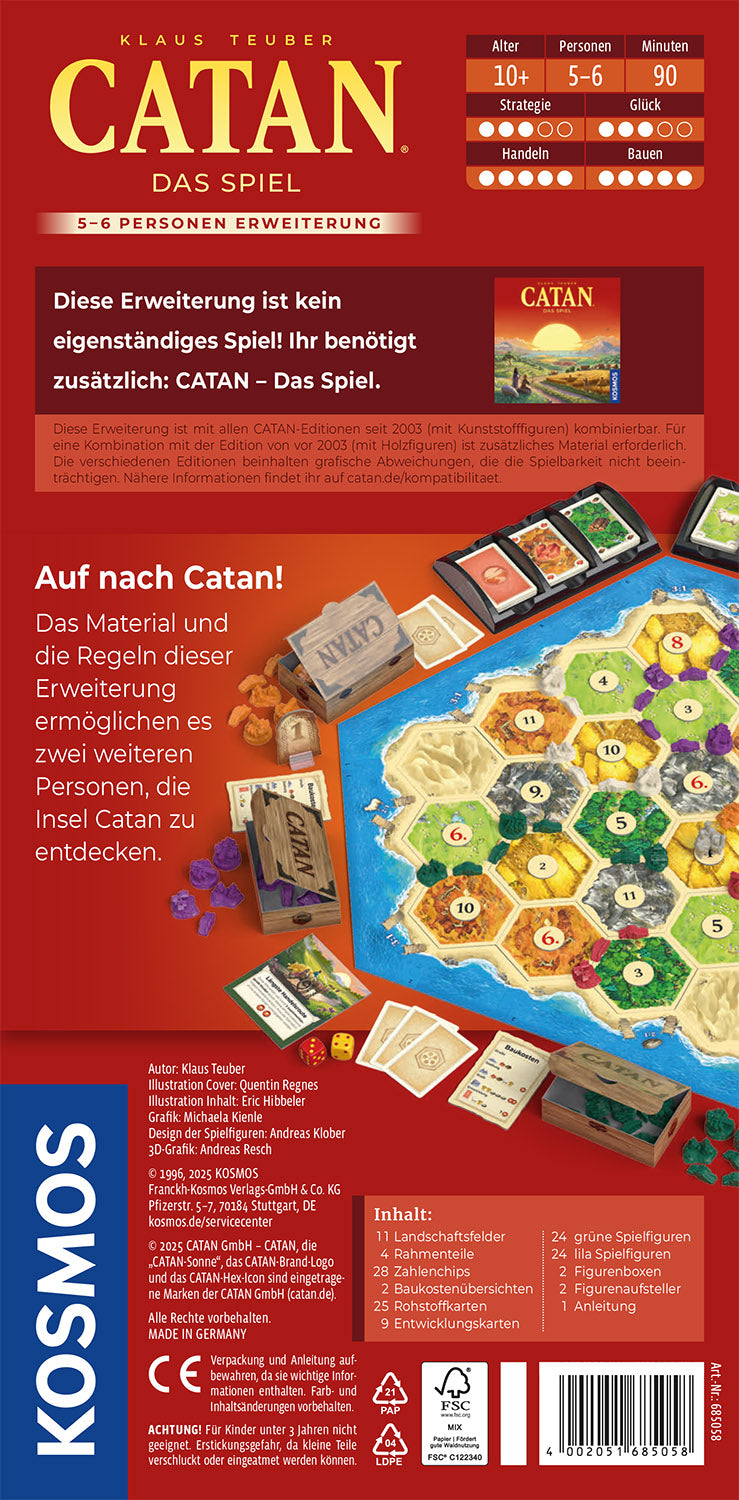KOSMOS | CATAN - Das Spiel - Erweiterung für 5/6 Spieler