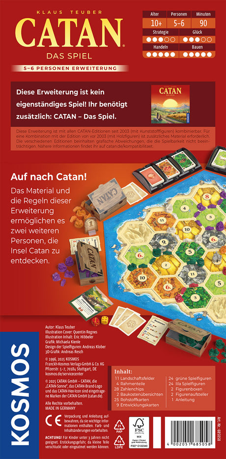 KOSMOS | CATAN - Das Spiel - Erweiterung für 5/6 Spieler