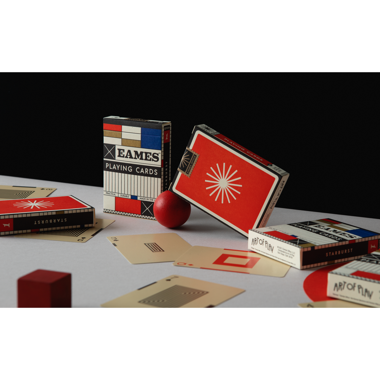 Art of Play | Spielkarten | Eames "Starburst" - Rot