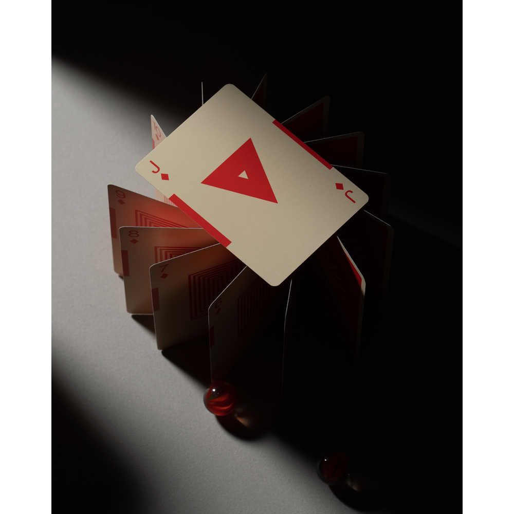 Art of Play | Spielkarten | Eames "Starburst" - Rot