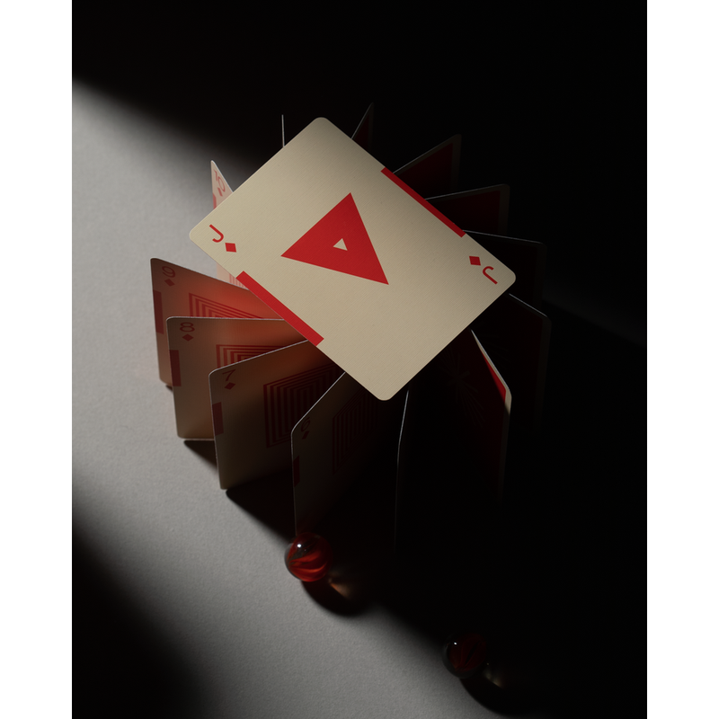 Art of Play | Spielkarten | Eames "Starbust" - Rot