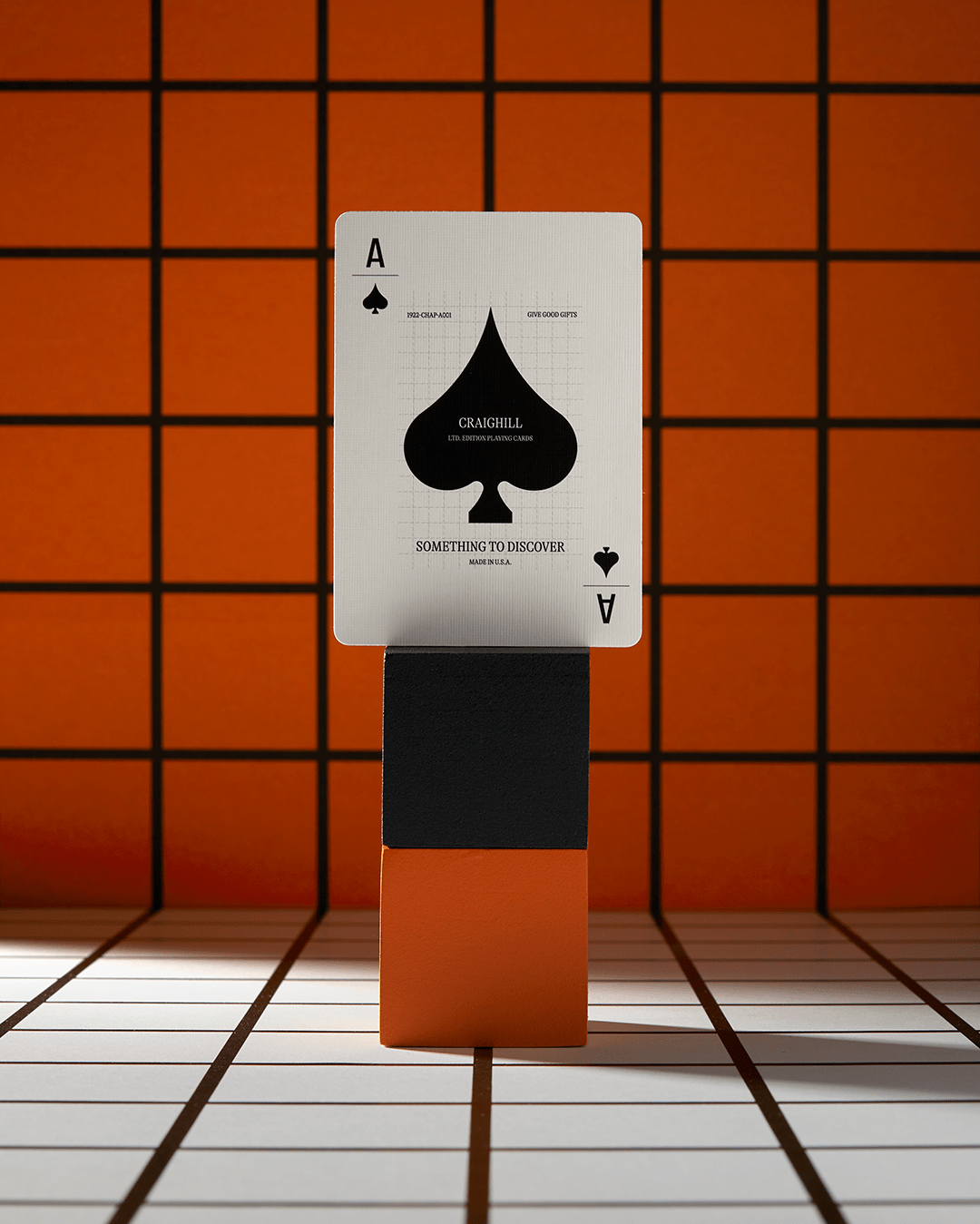 Art of Play | Spielkarten | Craighill: Orange (weiße Box)