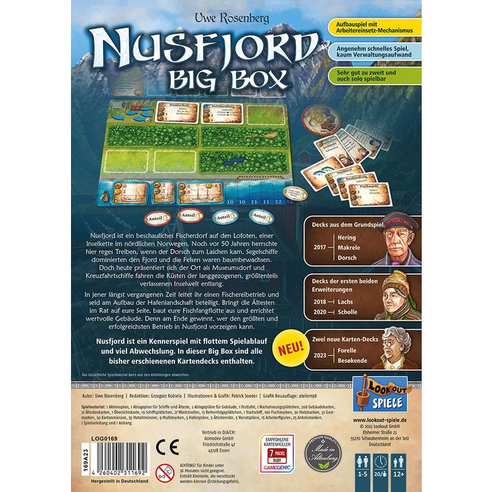 Lookout Spiele | Nusfjord Big Box