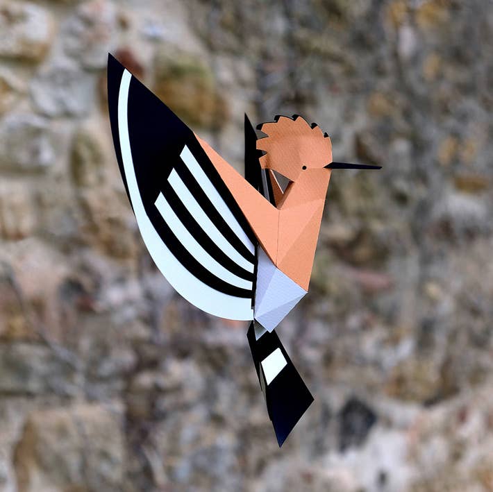 PLEGO - UPUPA EPOPS | Wiedehopf | Papiervogel