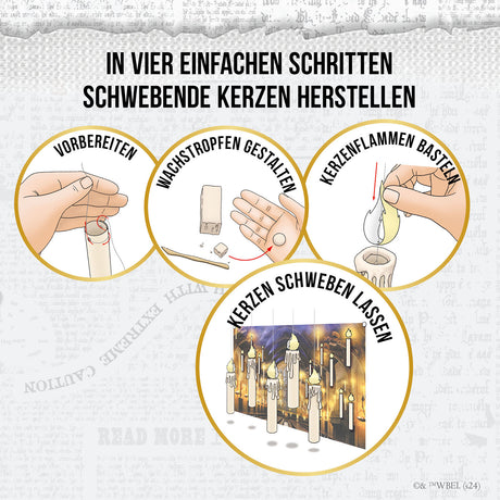 KOSMOS | Harry Potter - Schwebende Kerzen | Bastelset