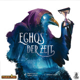 Echos der Zeit Brettspiel mit mystischem Raben und Landschaft