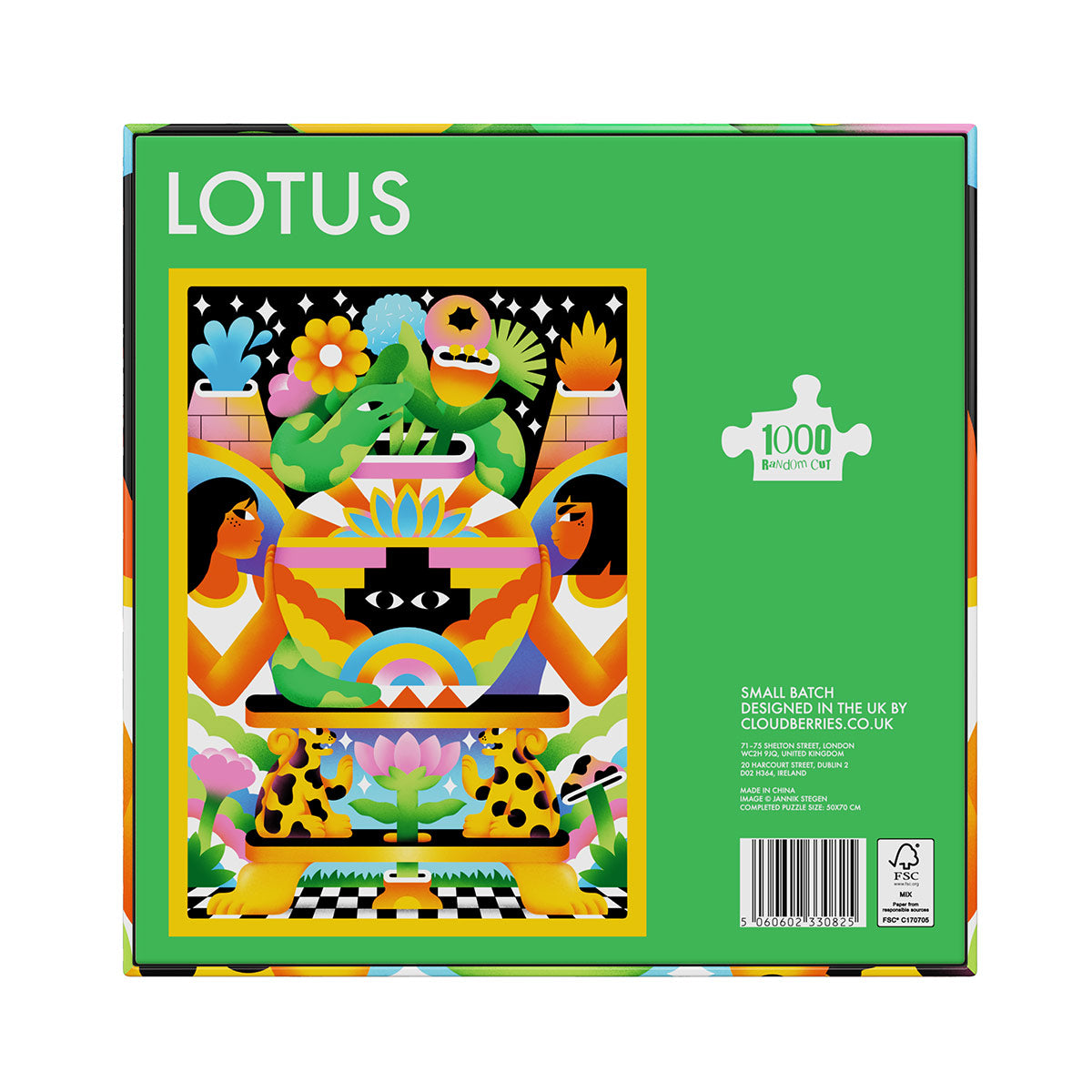 Cloudberries | Lotus | Puzzle | 1000 Teile | Kleinserie