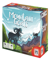 Mountain Goats Brettspiel von Ostia Spiele mit Ziegen in Berglandschaft