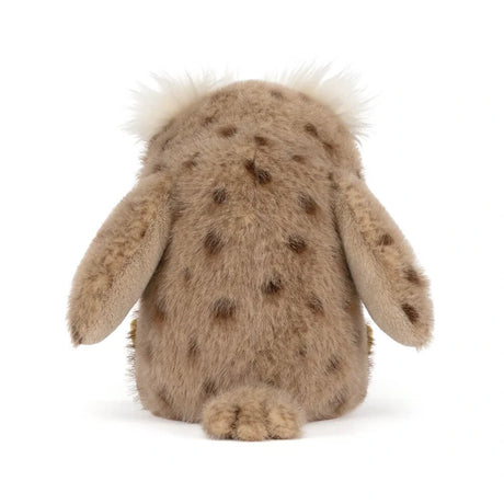 Jellycat Tawoola Owl Plüschtier beige mit Flecken und Ohren