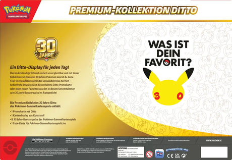 Pokémon-Sammelkartenspiel: Premium-Kollektion 30 Jahre: Ditto