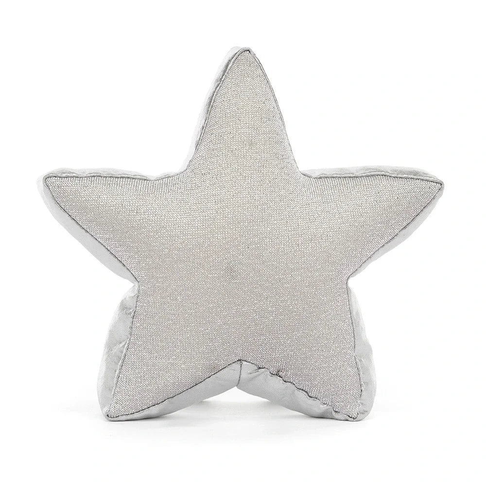Jellycat Amuseables Silver Star Plüschspielzeug in Grau