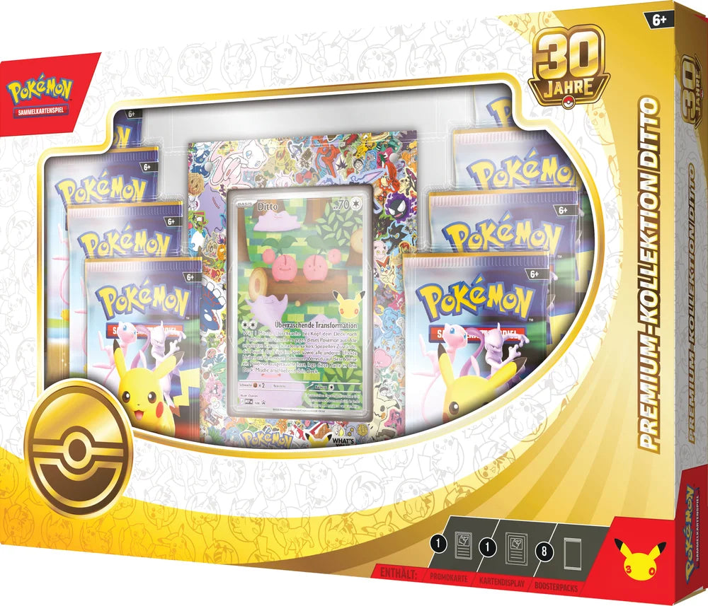 Pokémon-Sammelkartenspiel: Premium-Kollektion 30 Jahre: Ditto