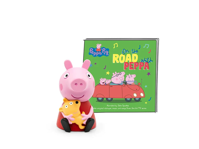 Tonie Hörfigur On the Road with Peppa auf der Toniebox