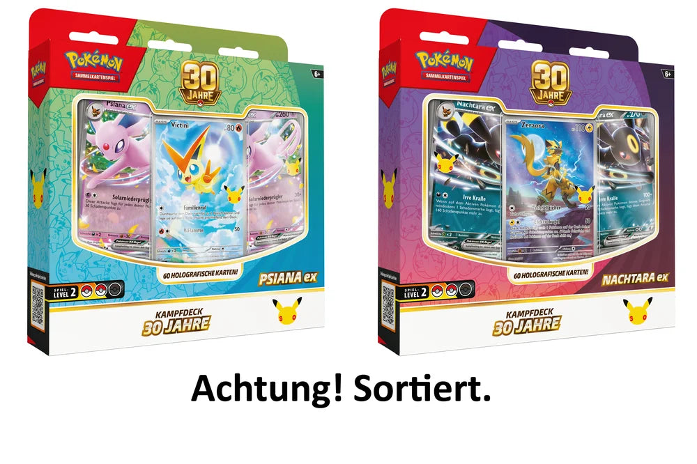 Pokémon-Sammelkartenspiel: Kampfdeck 30 Jahre: Tag / Nacht