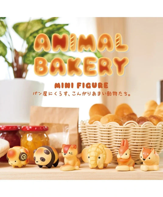 Animal Bakery Mini Figuren süße Tierfiguren auf Bäckerei Kulisse