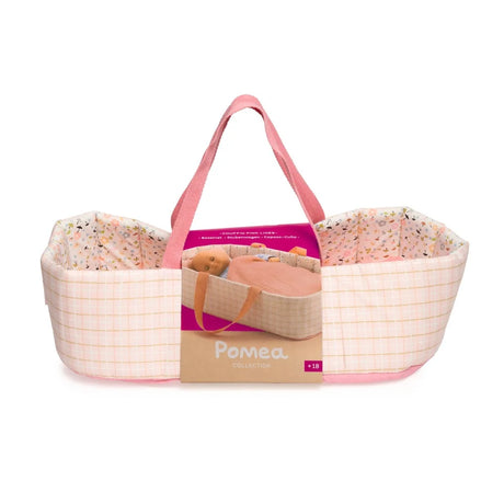 POMEA Puppentragetasche Pink Lines mit Puppe und Zubehör von Djeco ; Pomea Puppentragetasche Pink Lines von Djeco für Puppen bis 36 cm ; POMEA Puppentragetasche Pink Lines mit Puppe und Zubehör ; POMEA Puppentragetasche Pink Lines mit Puppe und Zubehör ; POMEA Puppentragetasche Pink Lines mit Puppe und Zubehör