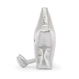 Jellycat Amuseables Silver Star Plüschspielzeug silberfarben mit Gesicht