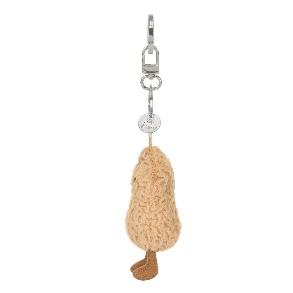 Jellycat Amuseables Erdnuss Schlüsselanhänger Charm Plüsch beige braun