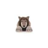 Jellycat Ulrich Wolf Plüschtier mit grauem Fell und weißer Brust