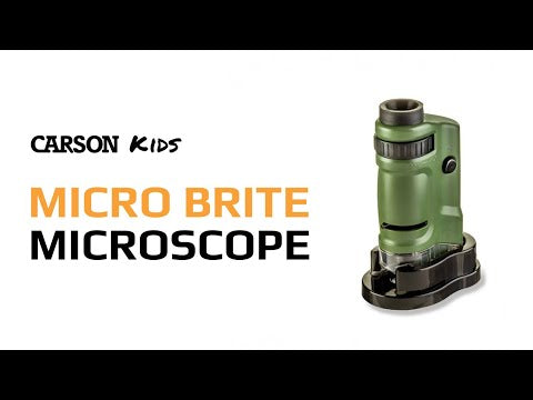 CARSON | Hochwertiges Taschenmikroskop | MicroBrite MM-24