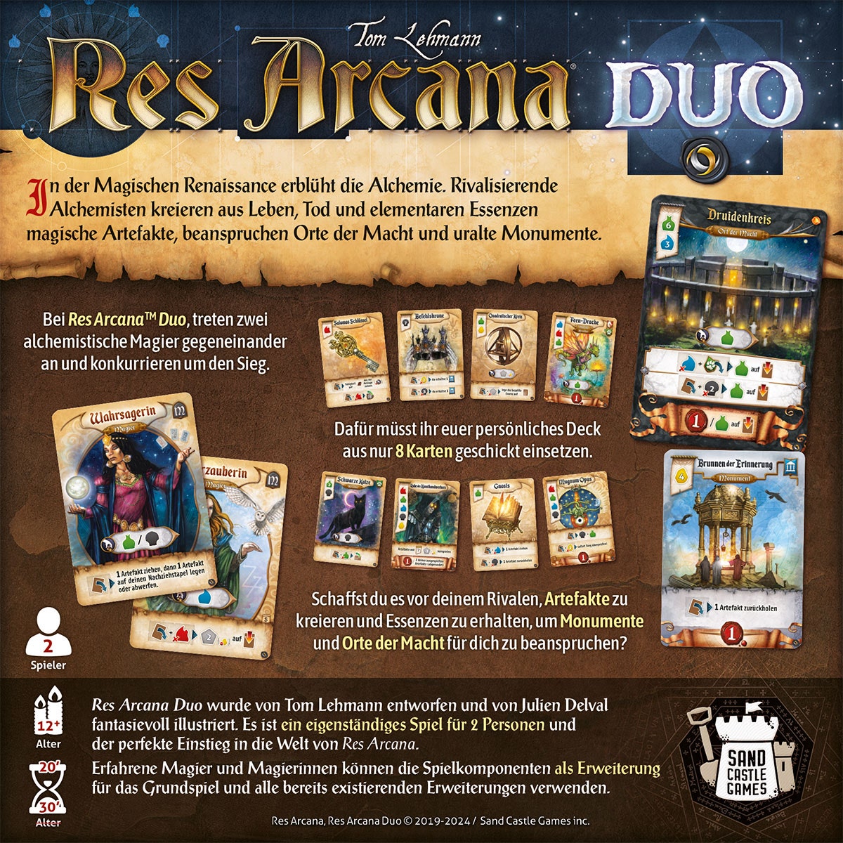 Sand Castle Games | Res Arcana Duo