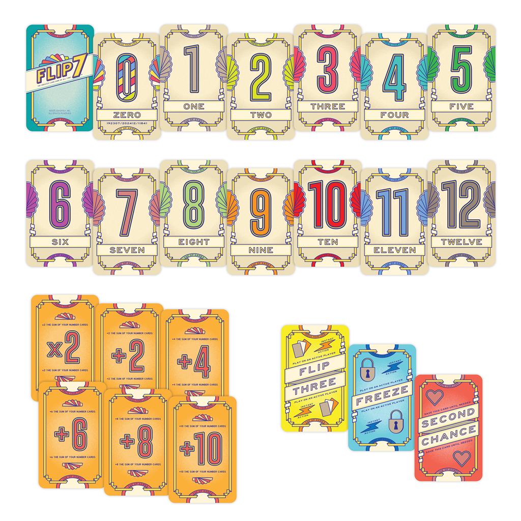 Flip 7 Deluxe | USAopoly | Englisches Original