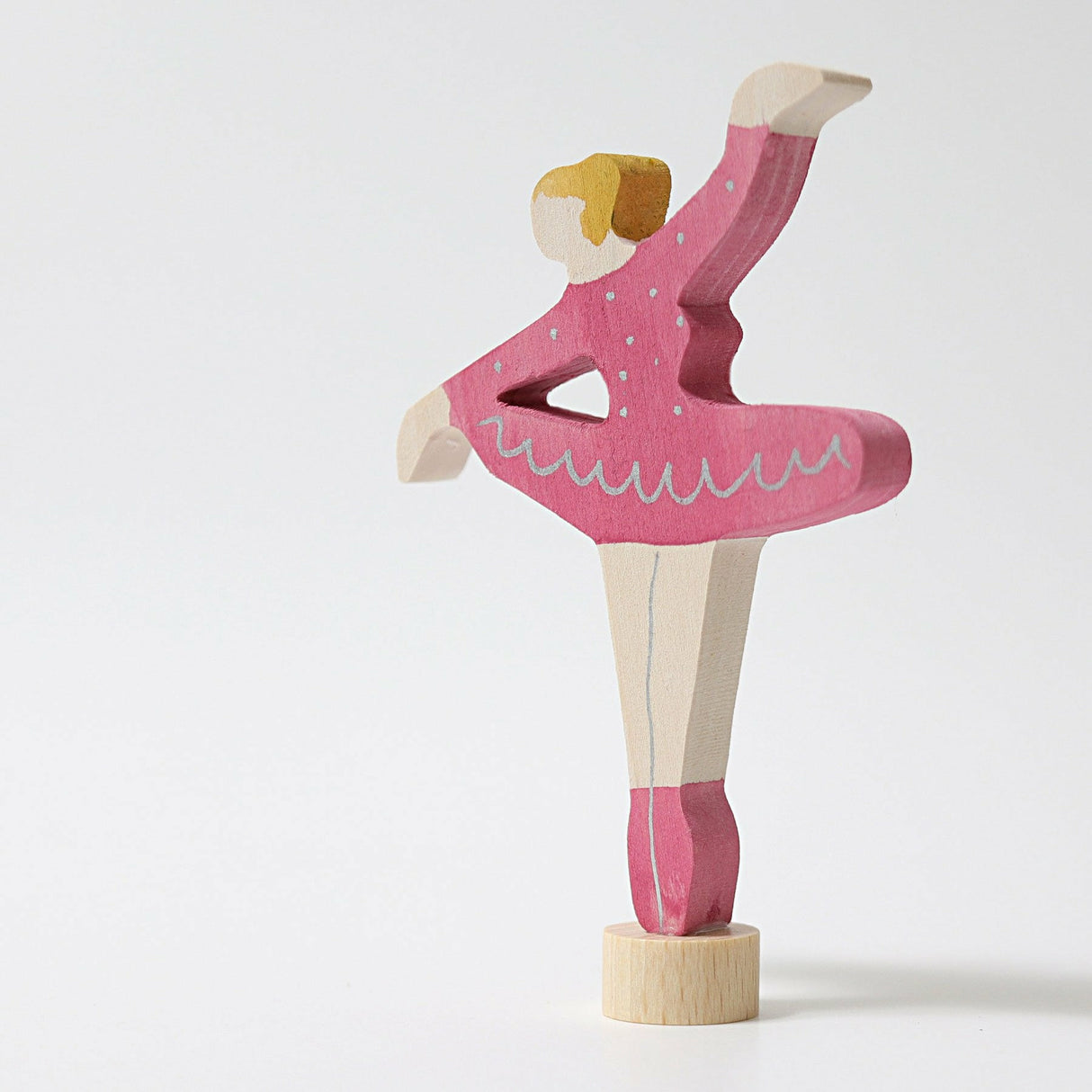 Grimm's | Steckfigur Ballerina | Rubinrot
