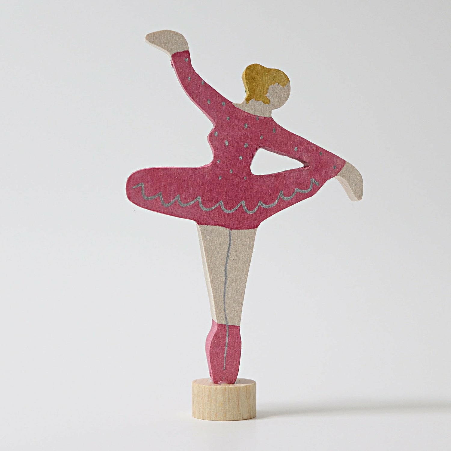 Grimm's | Steckfigur Ballerina | Rubinrot