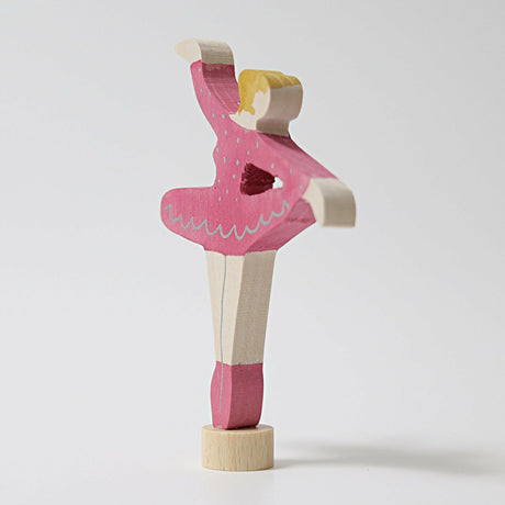 Grimm's | Steckfigur Ballerina | Rubinrot