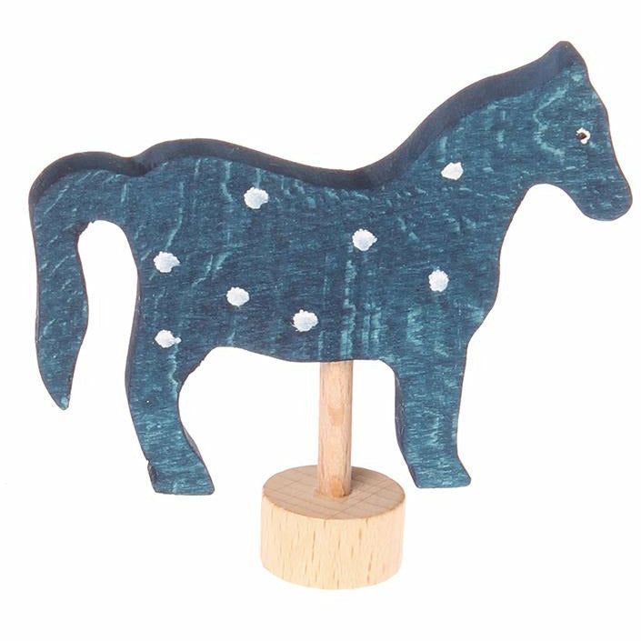 Grimm's | Steckfigur blaues Pferd