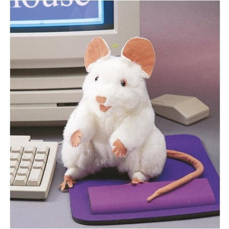 Folkmanis Puppets | Weiße Maus / White Mouse