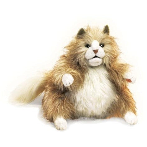 Folkmanis Puppets | Pummelige Katze / Fluffy Cat