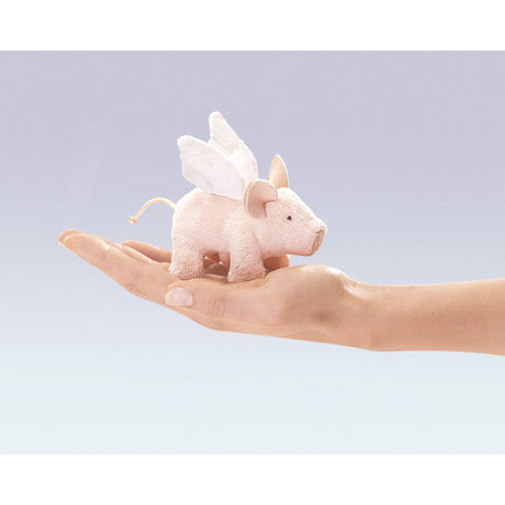 Folkmanis Puppets | Mini Schwein mit Flügeln / Mini Winged Piglet