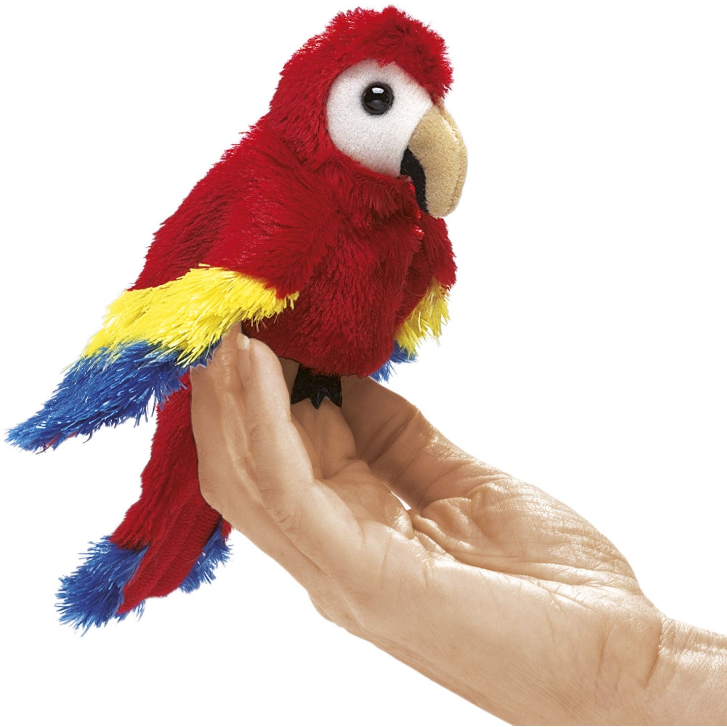 Folkmanis Puppets | Mini Papagei / Mini Scarlet Macaw