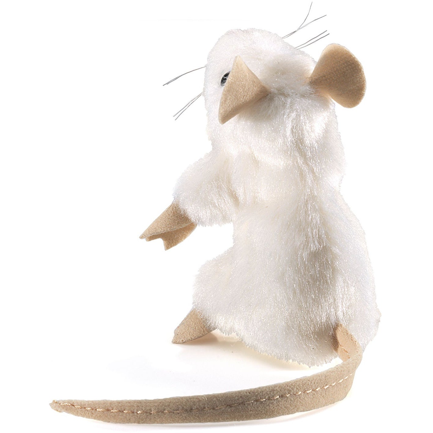 Folkmanis Puppets | Mini white Mouse / Mini Maus, weiß