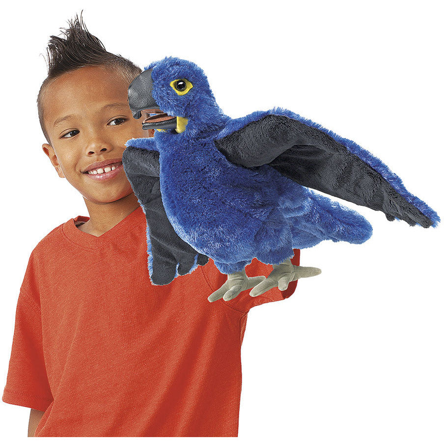 Folkmanis Puppets | Blauer Papagei / Blue Macaw