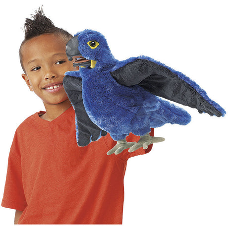 Folkmanis Puppets | Blauer Papagei / Blue Macaw