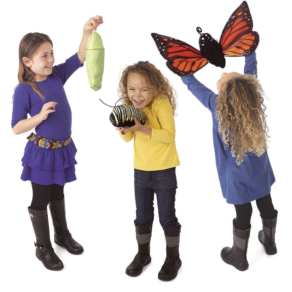 Folkmanis Puppets | Metamorphose Schmetterling / Monarch Life Cycle - Metamorphose