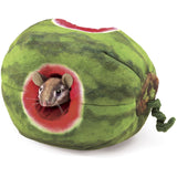 Folkmanis Puppets | Streifenhörnchen in Melone / Chipmunk in Watermelon