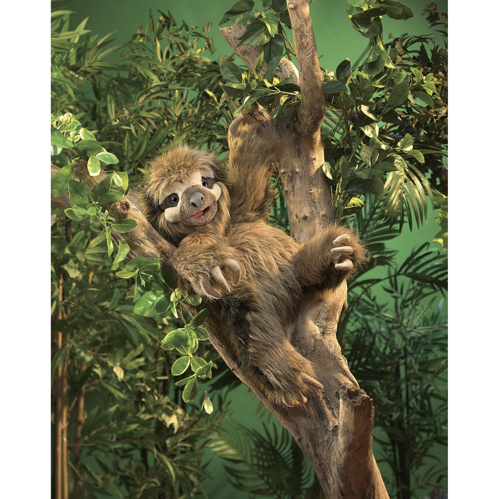 Folkmanis Puppets | Dreifinger-Faultier / Three-Toed Sloth