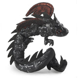 Folkmanis Puppets | Drachen Armband schwarz / Midnight Dragon Wristlet