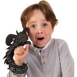 Folkmanis Puppets | Drachen Armband schwarz / Midnight Dragon Wristlet