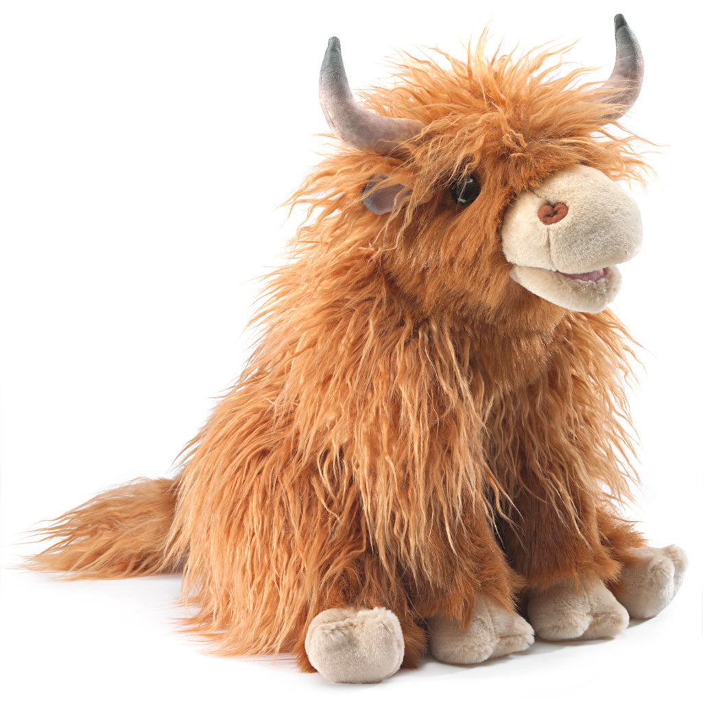 Folkmanis Puppets | Schottisches Hochlandrind  /Highland Cow