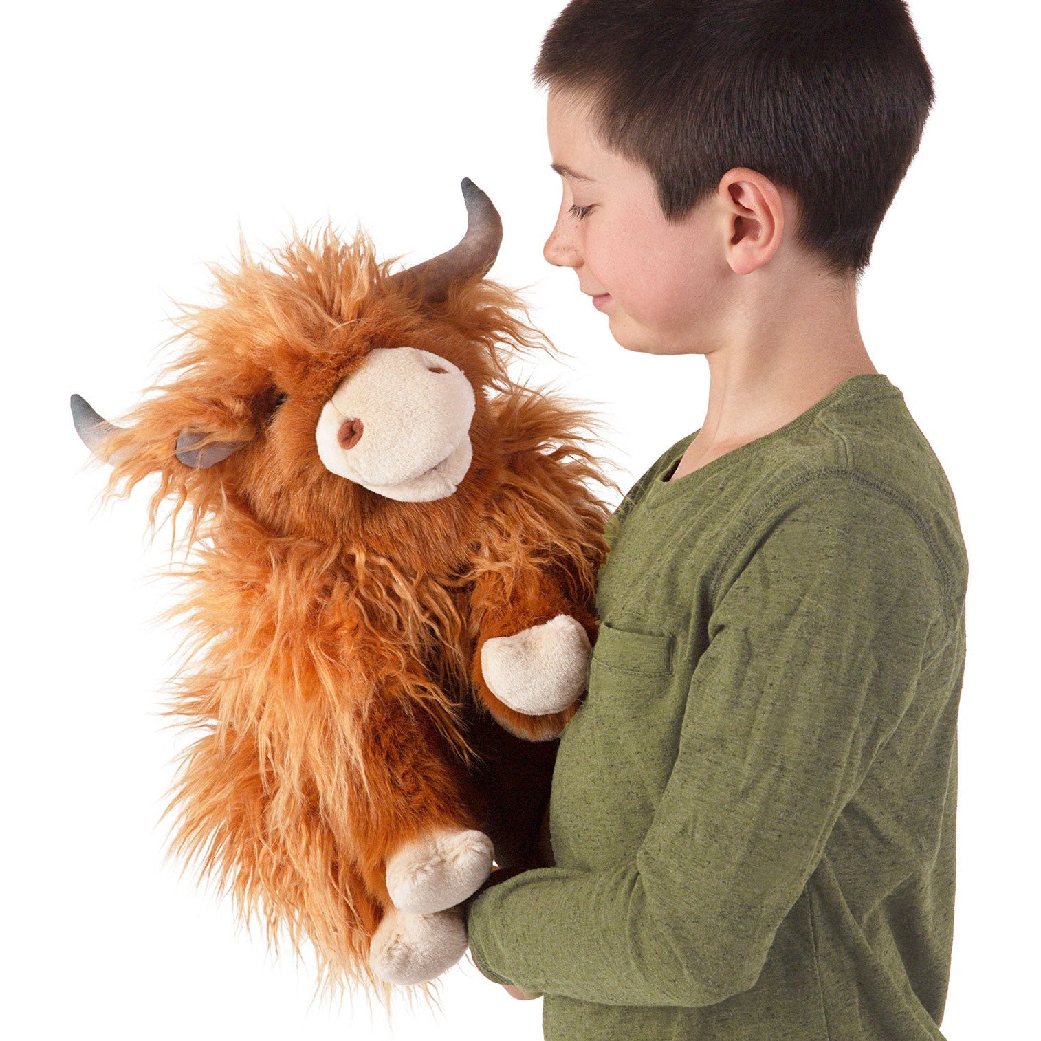 Folkmanis Puppets | Schottisches Hochlandrind  /Highland Cow