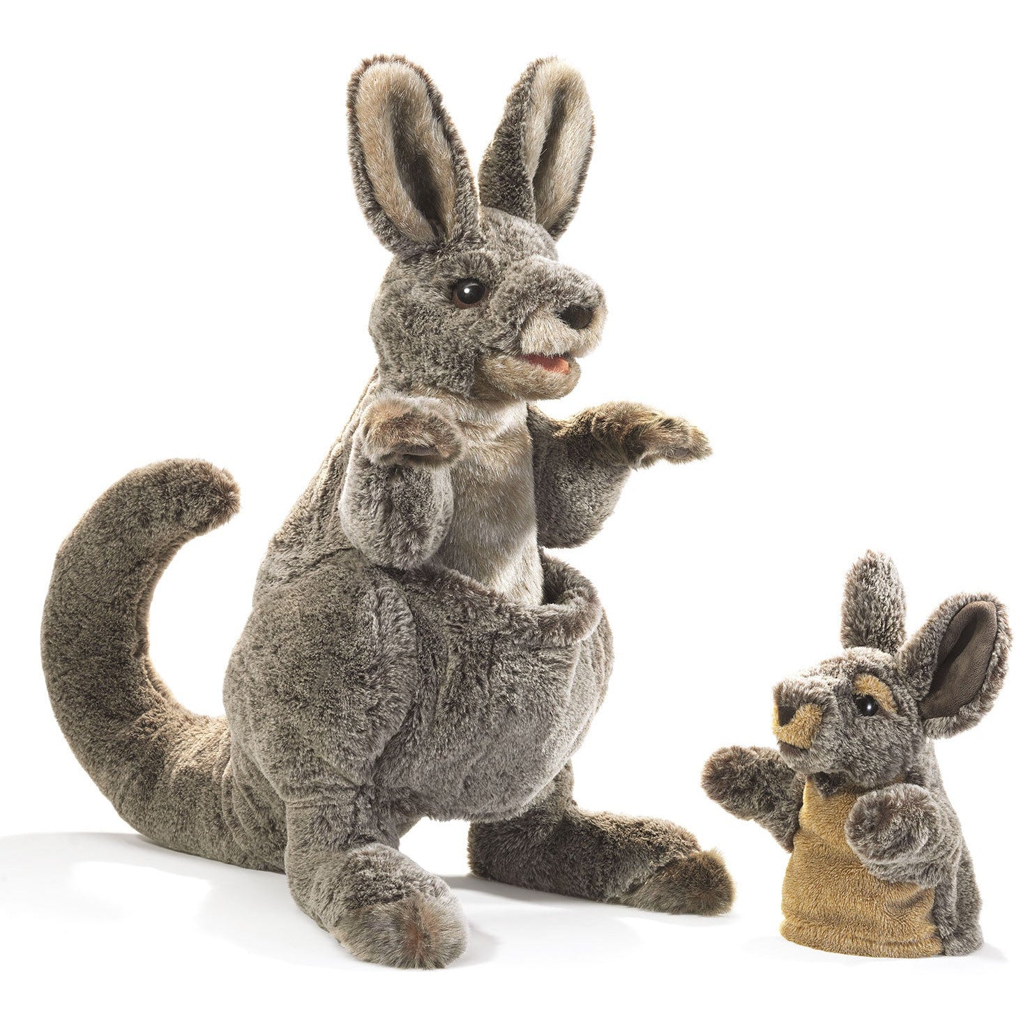 Folkmanis Puppets | Känguru mit Baby / Kangaroo with Joey