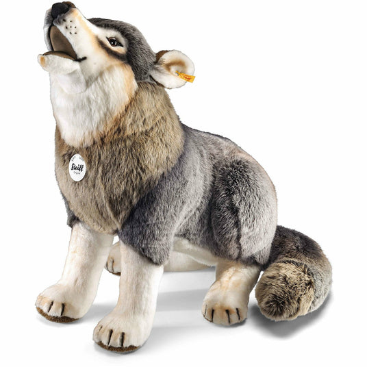 Snorry Wolf 60 grau sitzend