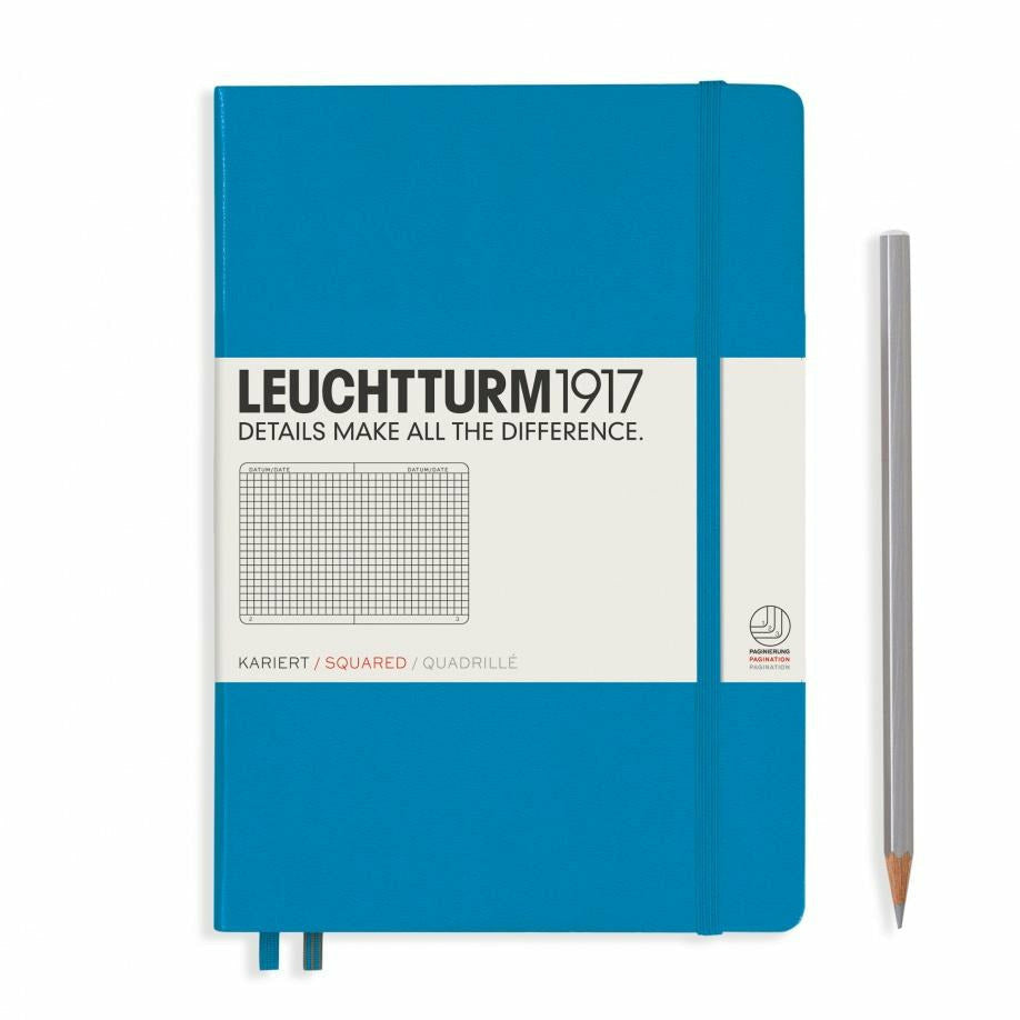 Notizbuch Medium (A5), Hardcover, 251 nummerierte Seiten